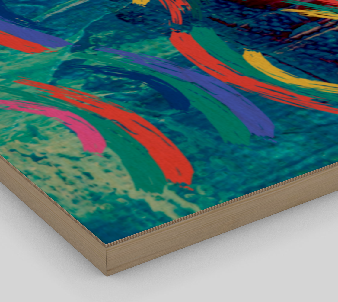 Wood Print - The Art of an Impressionable Lift