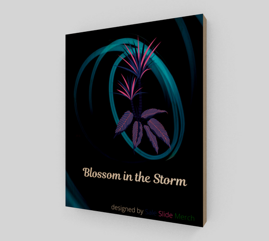 Wood Print/Wall Art - Blossom in the Storm